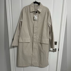 NWT - Zara Men’s Water Repellent Trench Coat - Size S/M